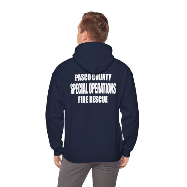 Fire Rescue <br>Full Zip Hooded Sweatshirt - Image 4
