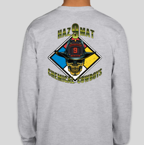 Hazmat<br>Gildan DryBlend 50/50 Long Sleeve - Image 10
