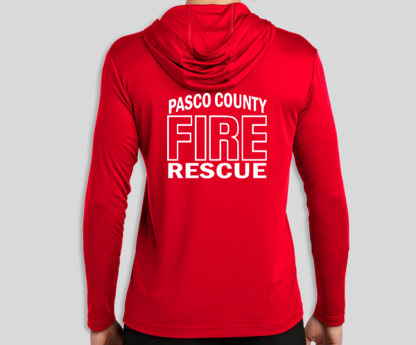Fire Rescue <br>Sport Tek Hooded Long Sleeve - Image 5
