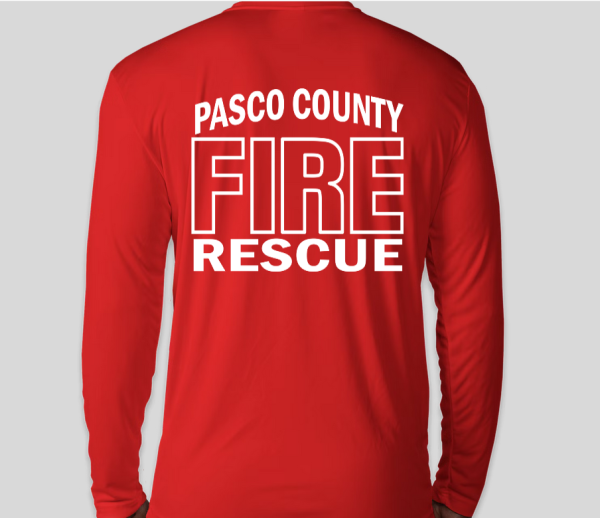 Fire Rescue <br>Sport Tek Long Sleeve - Image 4