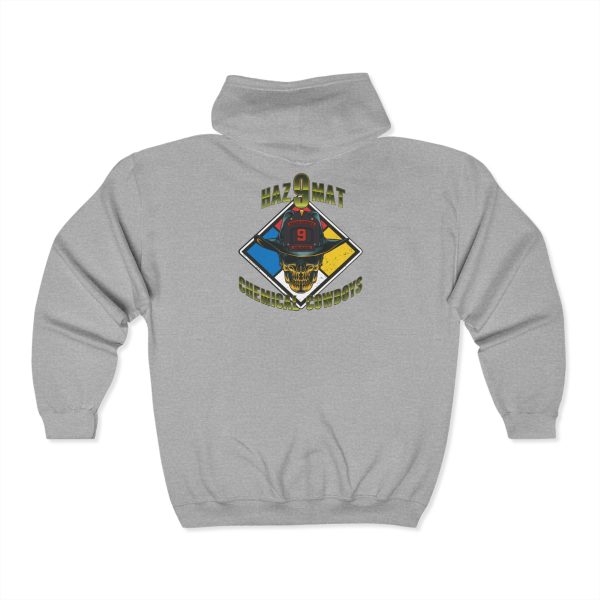 Hazmat<br> Full Zip Hooded Sweatshirt - Image 4